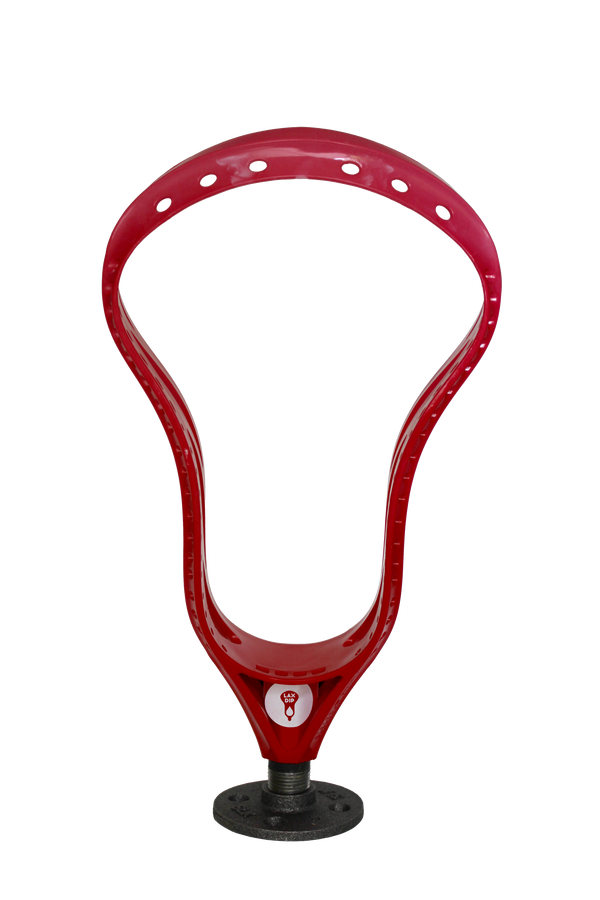 LaxDip Display Head (LaxRoom unbranded with a LaxDip Fade) - Fire Red