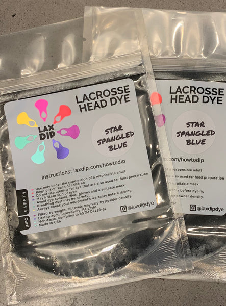LaxDip Powder Dye v2 - Single Shot - Star Spangled Blue – Lax Dip