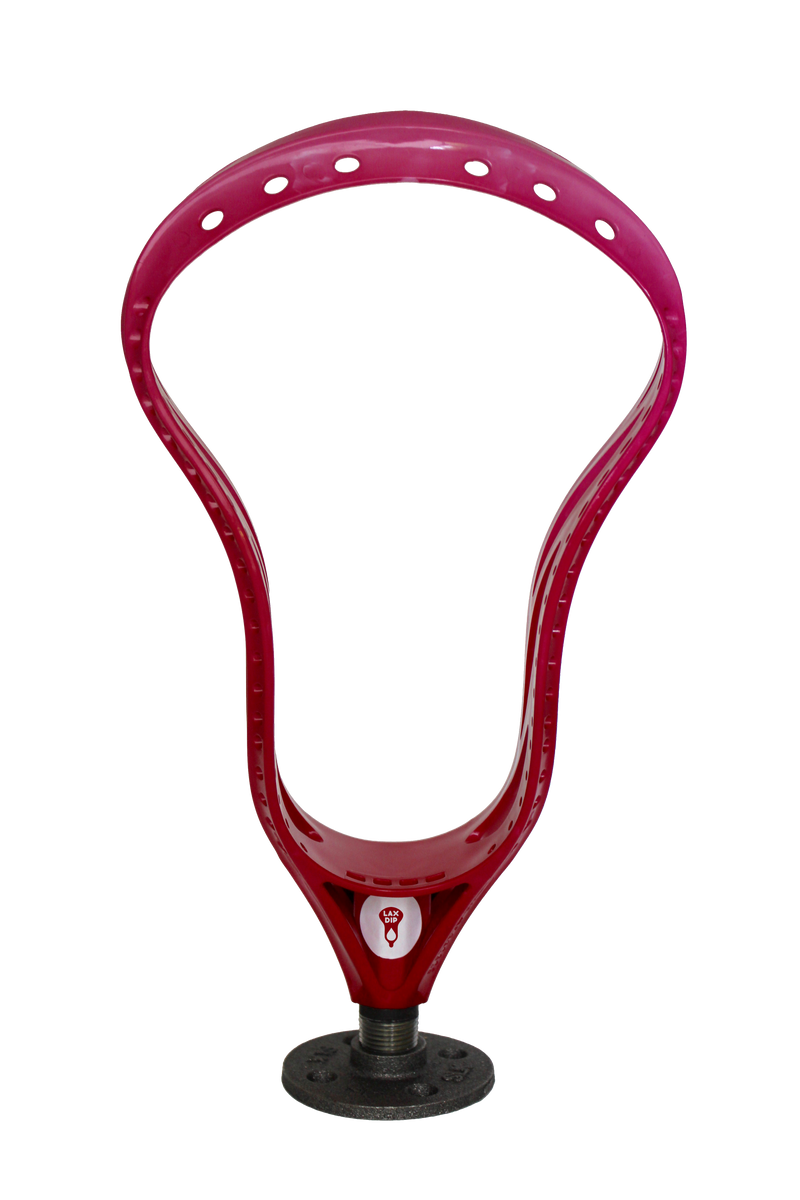 LaxDip Display Head (LaxRoom unbranded with a LaxDip Fade) - Crimson